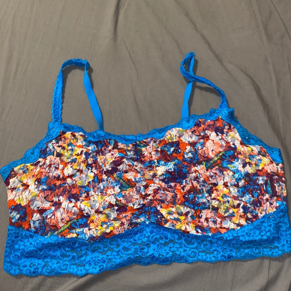Blue Floral Soma Bralette